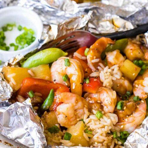 Teriyaki Shrimp & Fried Rice